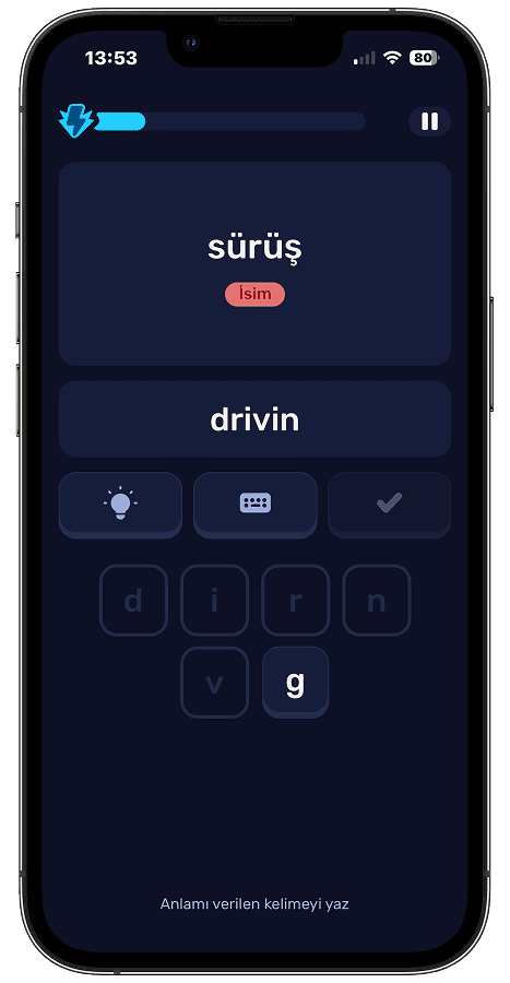 Pingua app screen 6